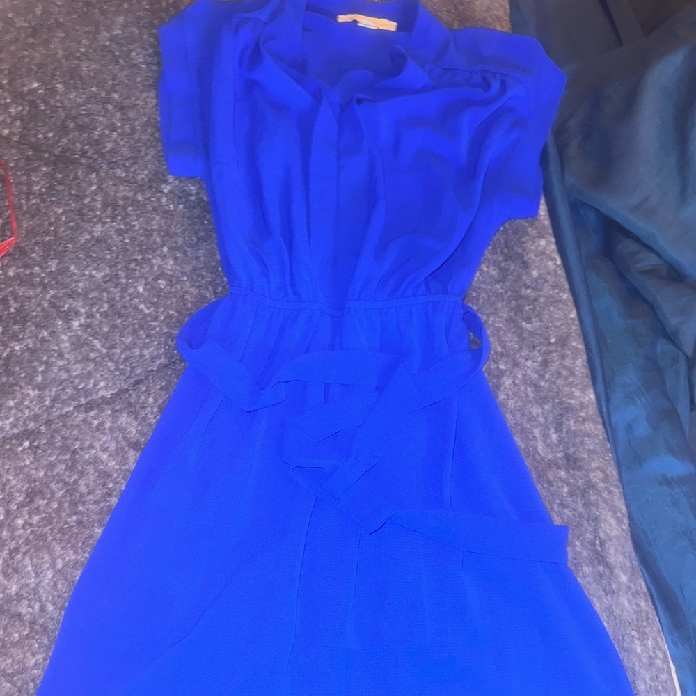 Royal blue dress
